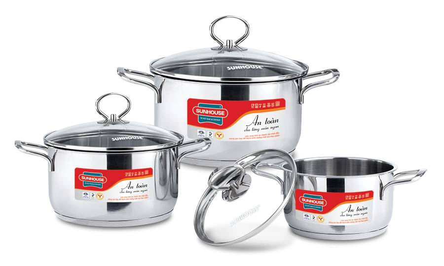 Đa dạng kích cỡ để nấu ăn ngon